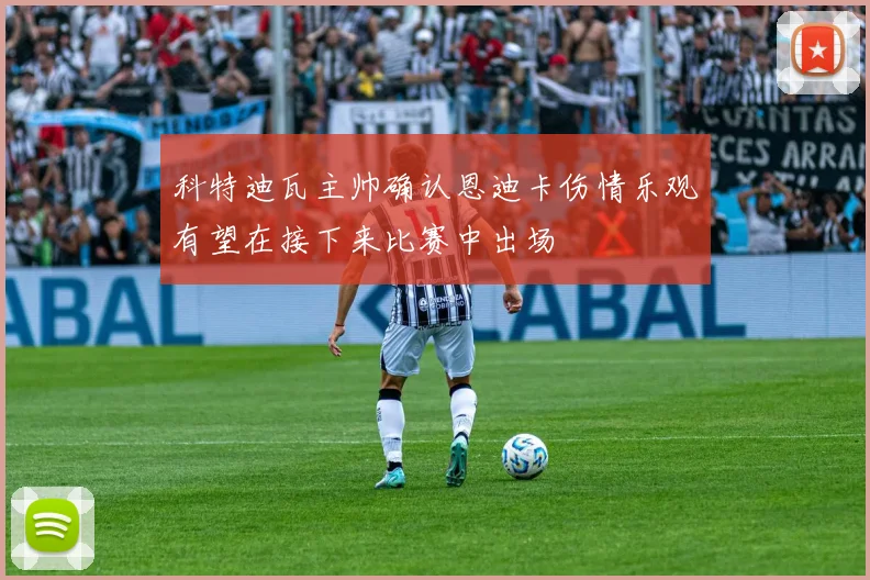 科特迪瓦主帅确认恩迪卡伤情乐观有望在接下来比赛中出场